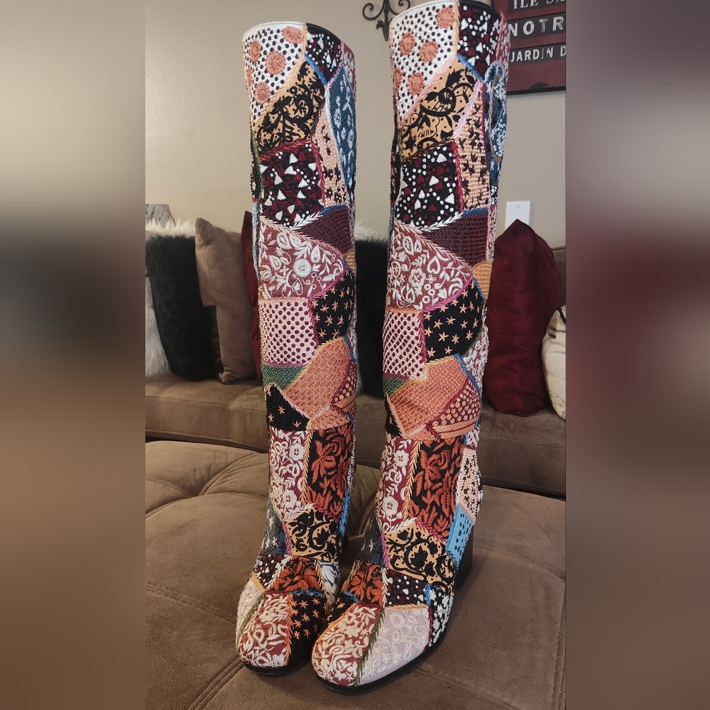 *SOLD*CHRISTIAN DIOR BEADED BOOTS - Picture 7 of 16